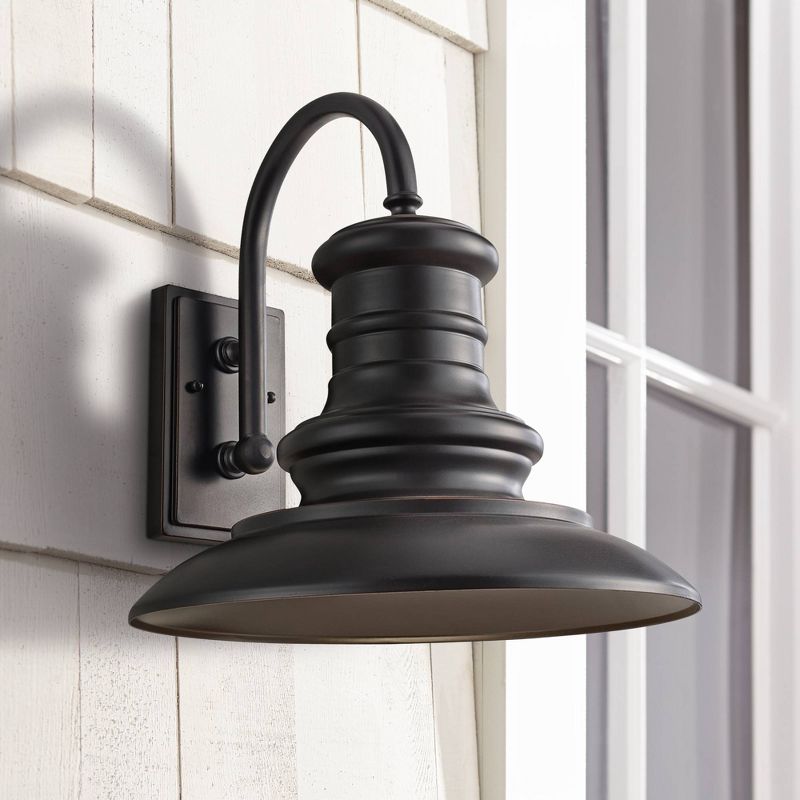 Feiss Redding Station 15 3/4"H Bronze LED Outdoor Wall Light