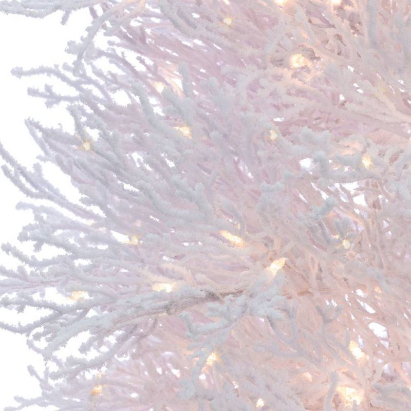 7ft Sterling Tree Company Full Lightly Flocked White Twig Tree Artificial Christmas Tree