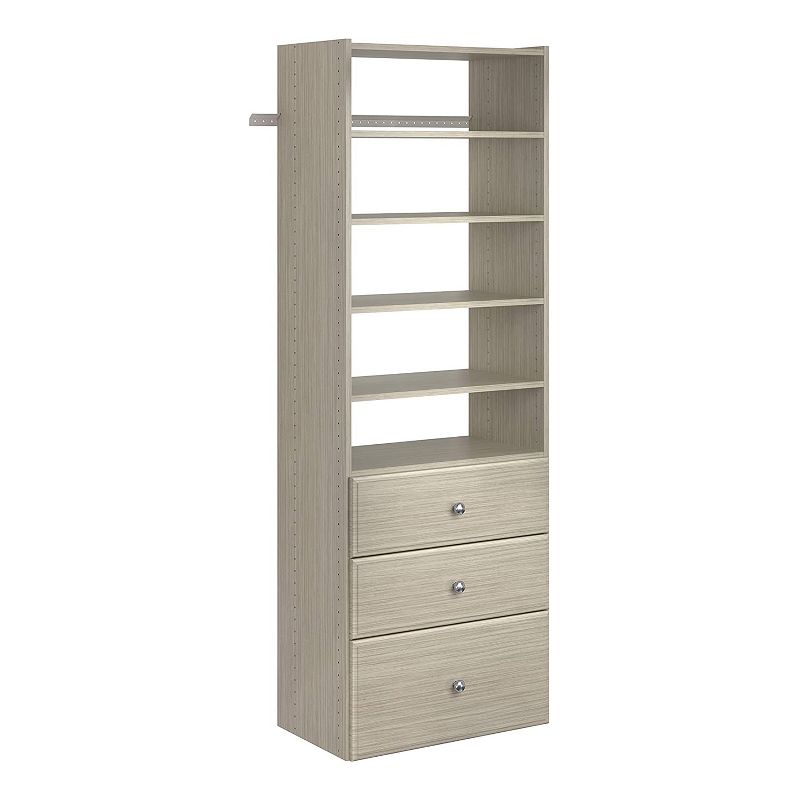 Home Basics Storage Closet with Shelving