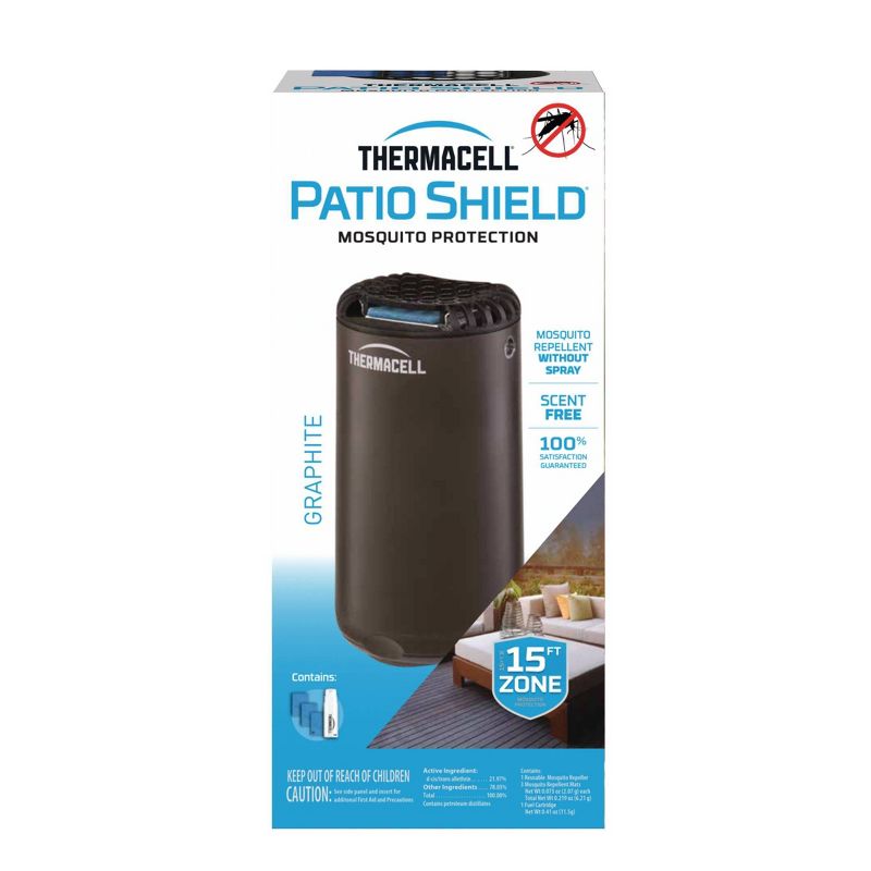 Patio Shield Mini Mosquito Repeller Graphite - Thermacell