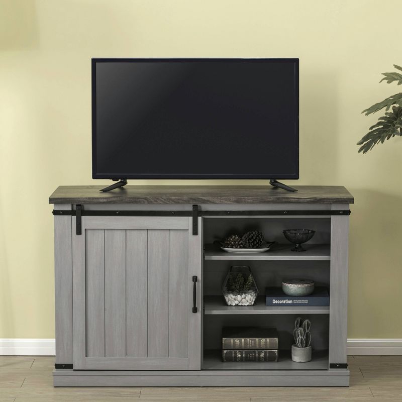 47" TV Stand For TVs up to 52" Gray - Home Essentials