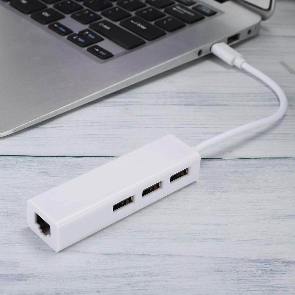 Wendry Laptop Docking Station3A 100W PD USB 3.1 Type-C Network Card Cable Adapter Support for USB2.0/3.0 / PD Down20Gbps High Speed Data Transmission