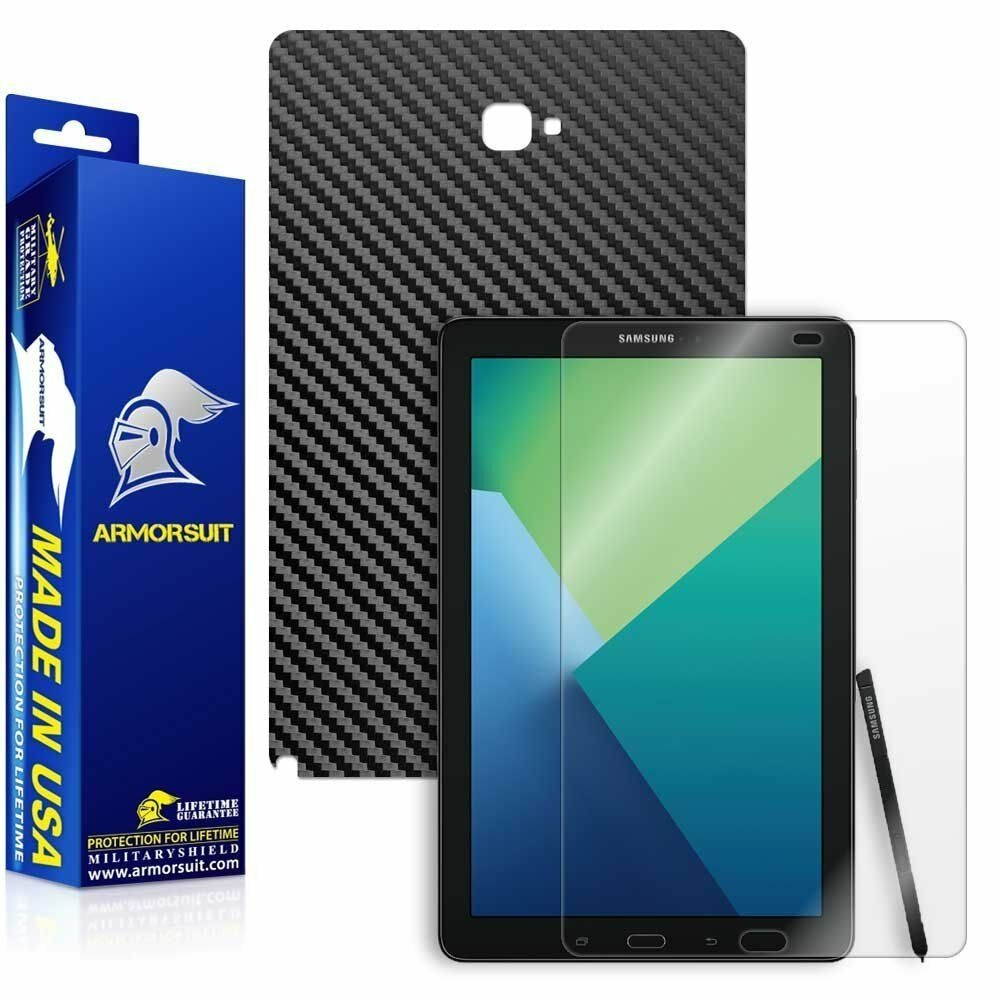 ArmorSuit Samsung Galaxy Tab A 10.1 (2016) Screen Protector+ Black Carbon Fiber