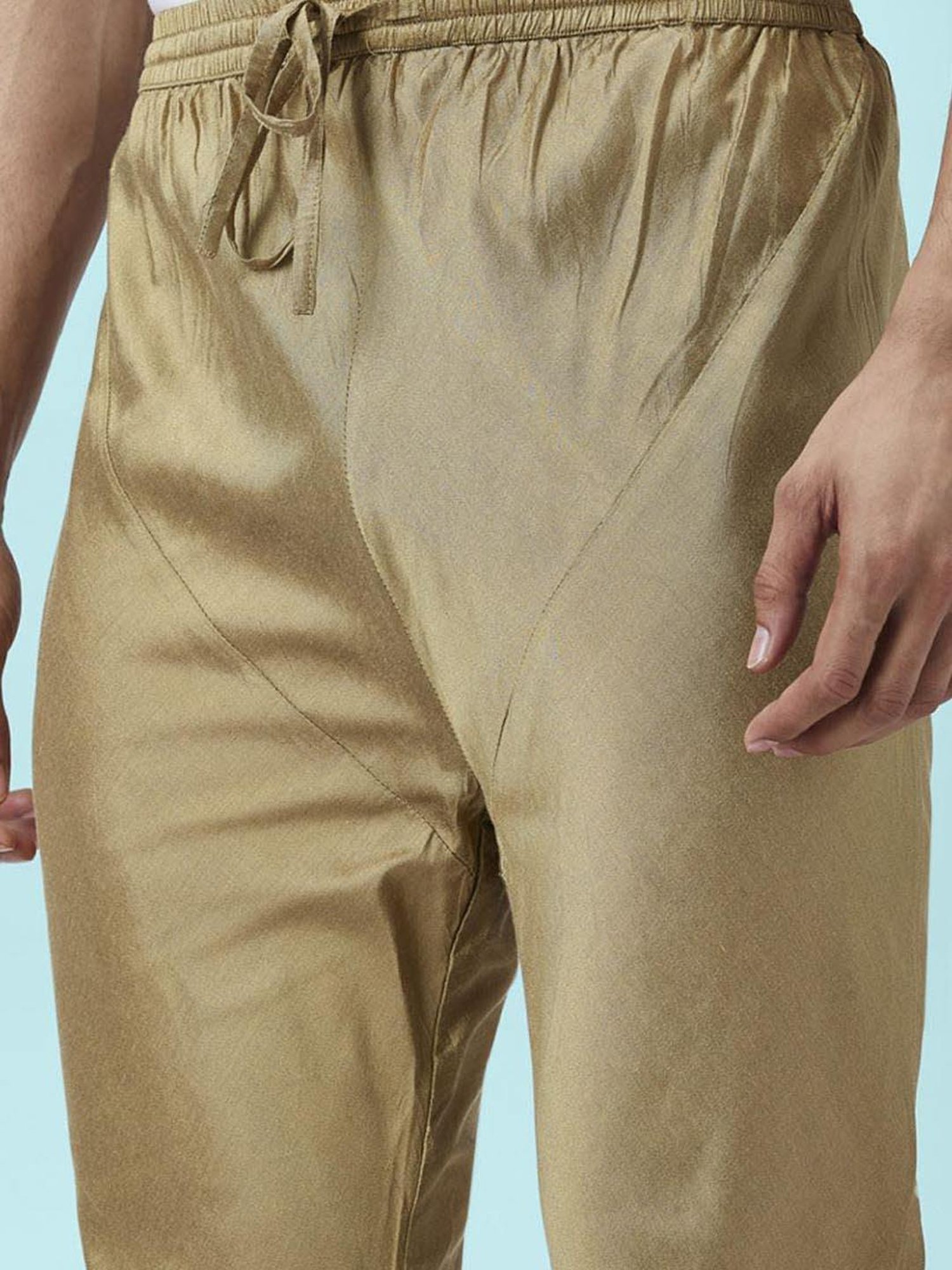 Indus Route by Pantaloons Gold Regular Fit Churidars