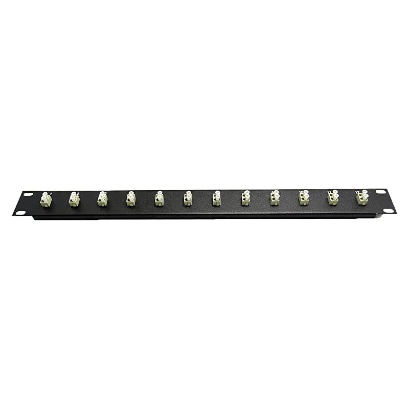 Port LC Fiber Patch Panel Multimode Loaded 1u 19quot