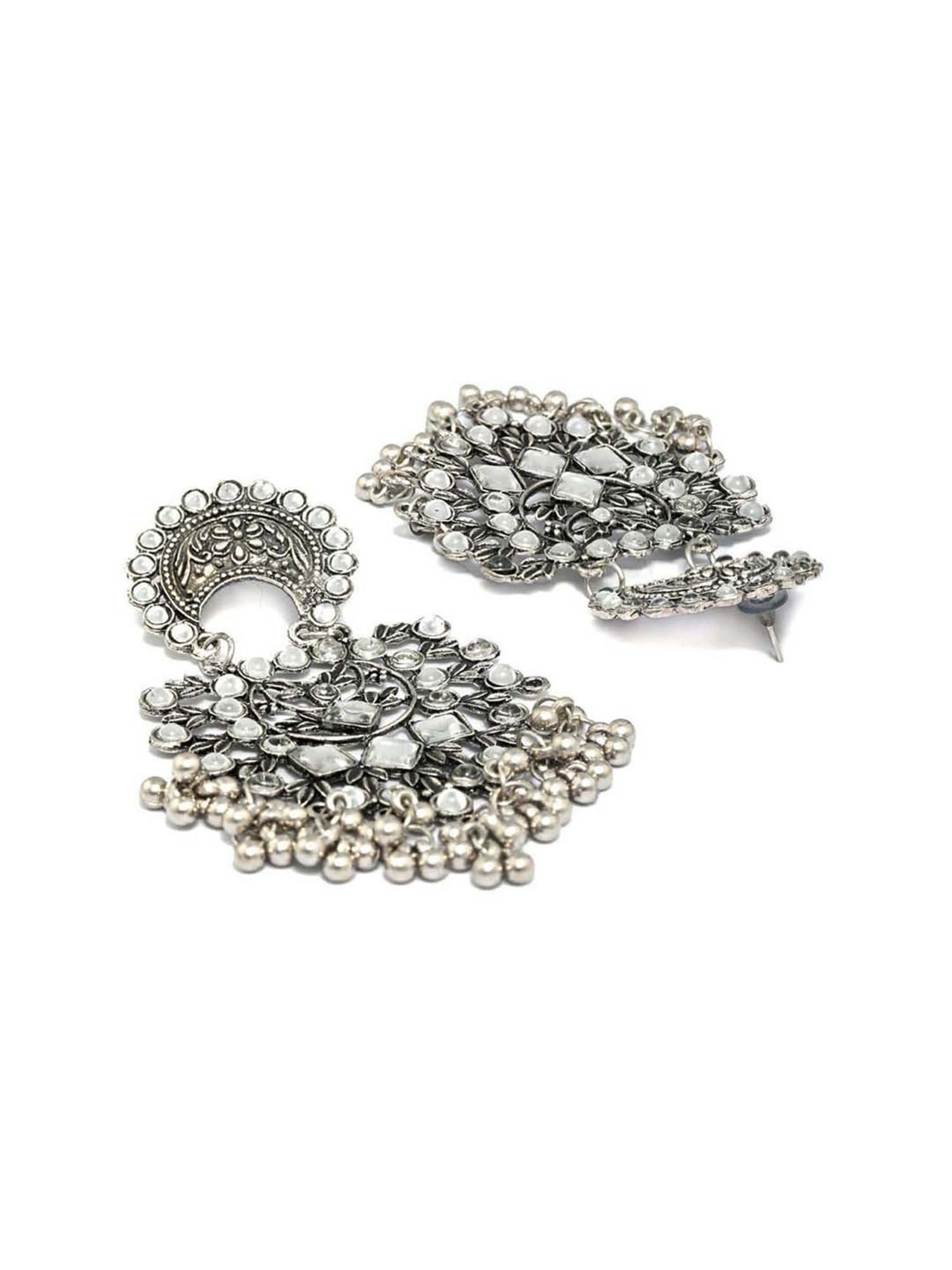 Priyaasi Silver Dangler Earrings