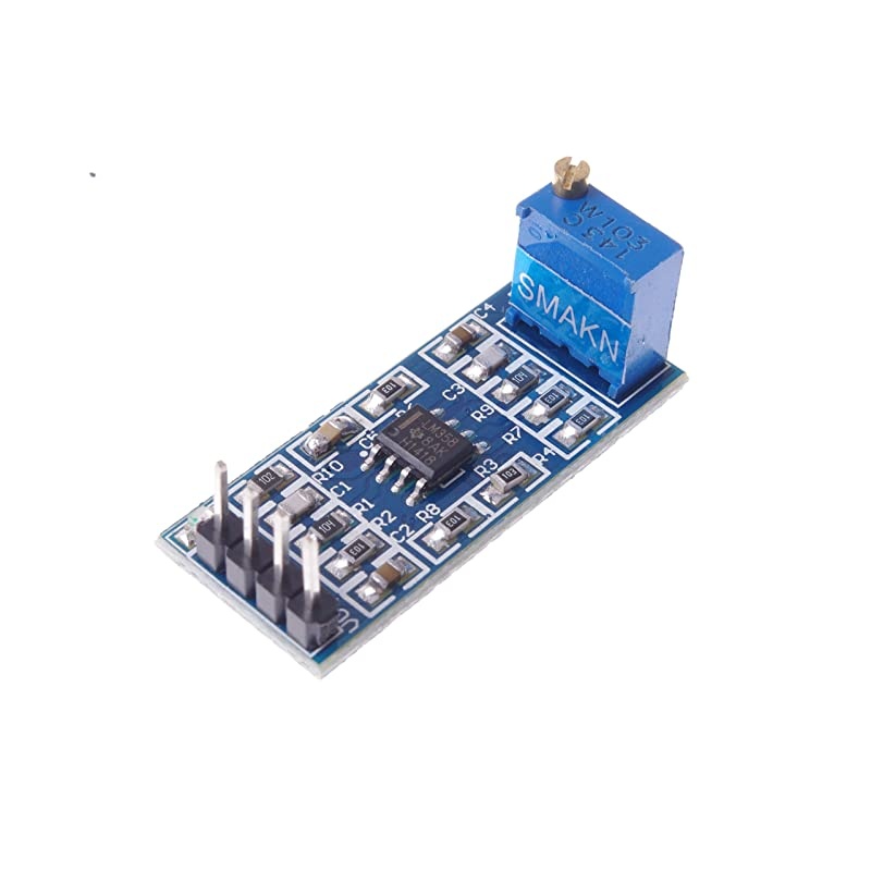 LM358 100 Gain Signal amplification module Operational Amplifier DC5-12V
