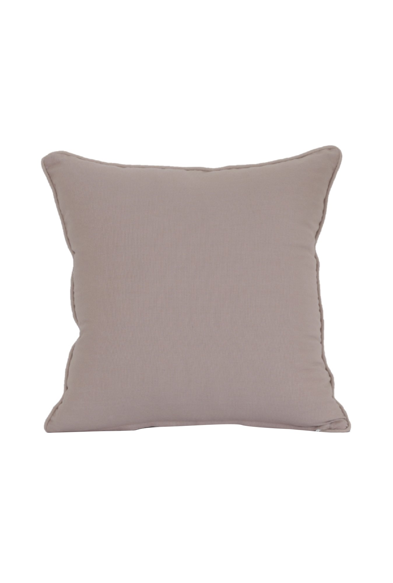 Maspar Corded Emb Neutral 100% Cotton Cushion Cover