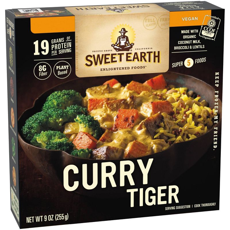 Sweet Earth Natural Foods Frozen Curry Tiger - 9oz