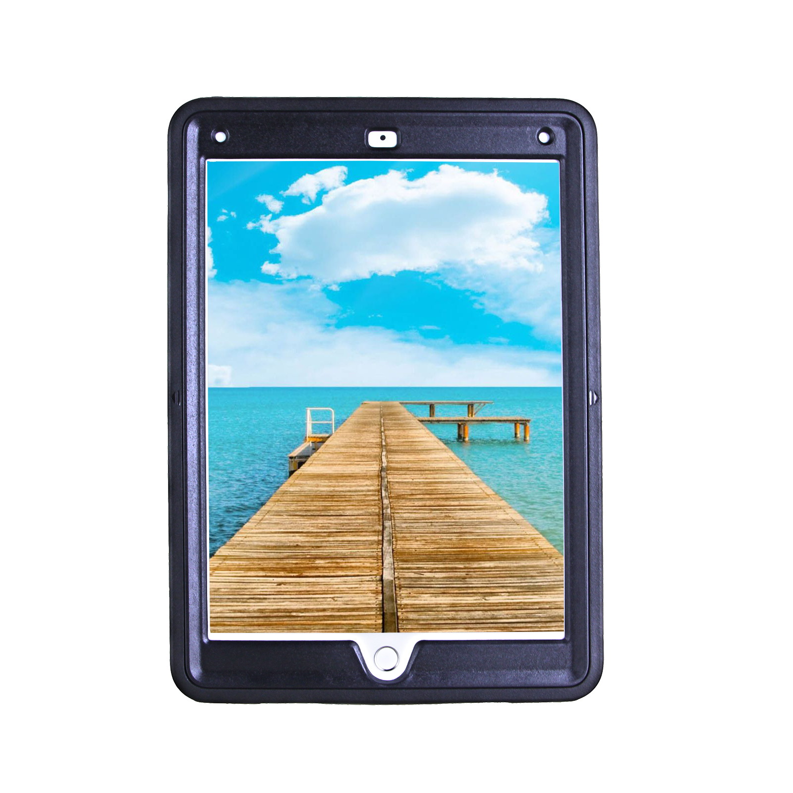 UAG Designed for Microsoft Surface Go 2 / Surface Go Case Scout w/Handstrap [Black] Rugged Military Drop Tested Protective Cover