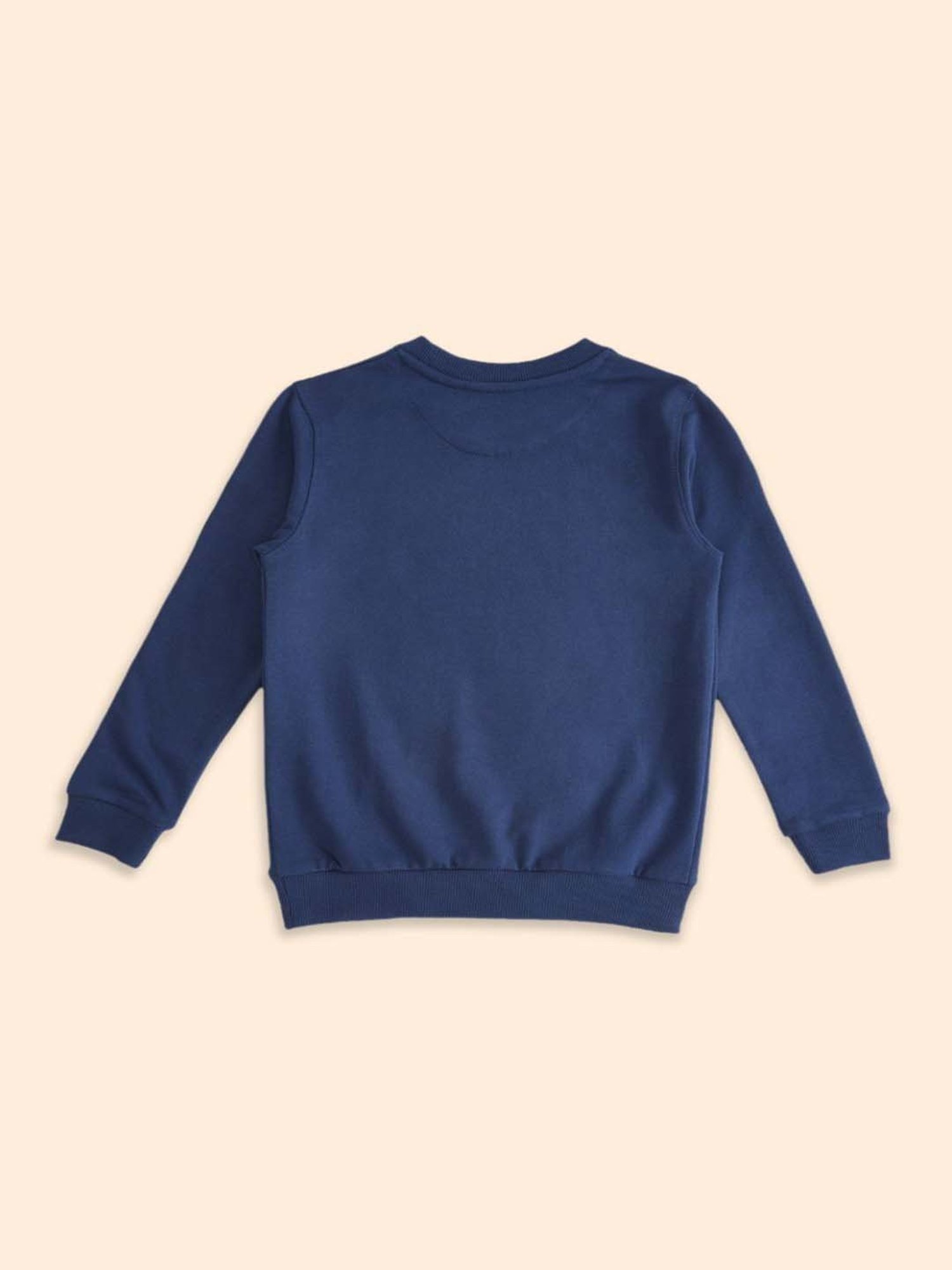 Pantaloons Baby Kids Navy Printed Full Sleeves Sweatshirt