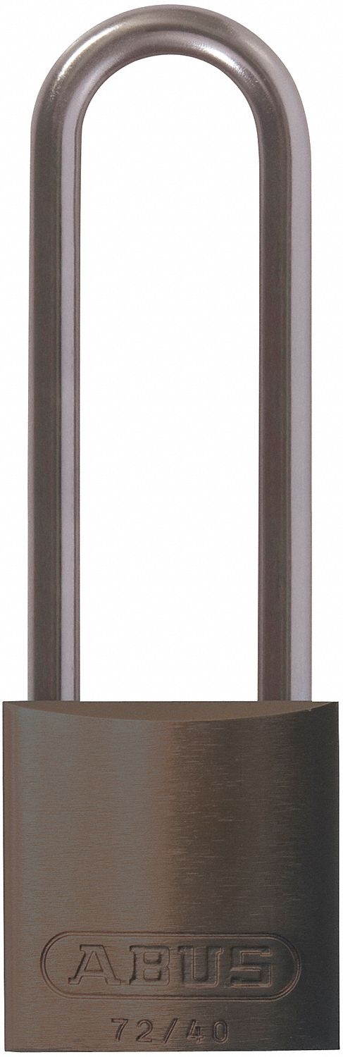 ABUS 72 HB/40-75 KA Brown Lockout Padlock,KA,Brown,1-1/2"H