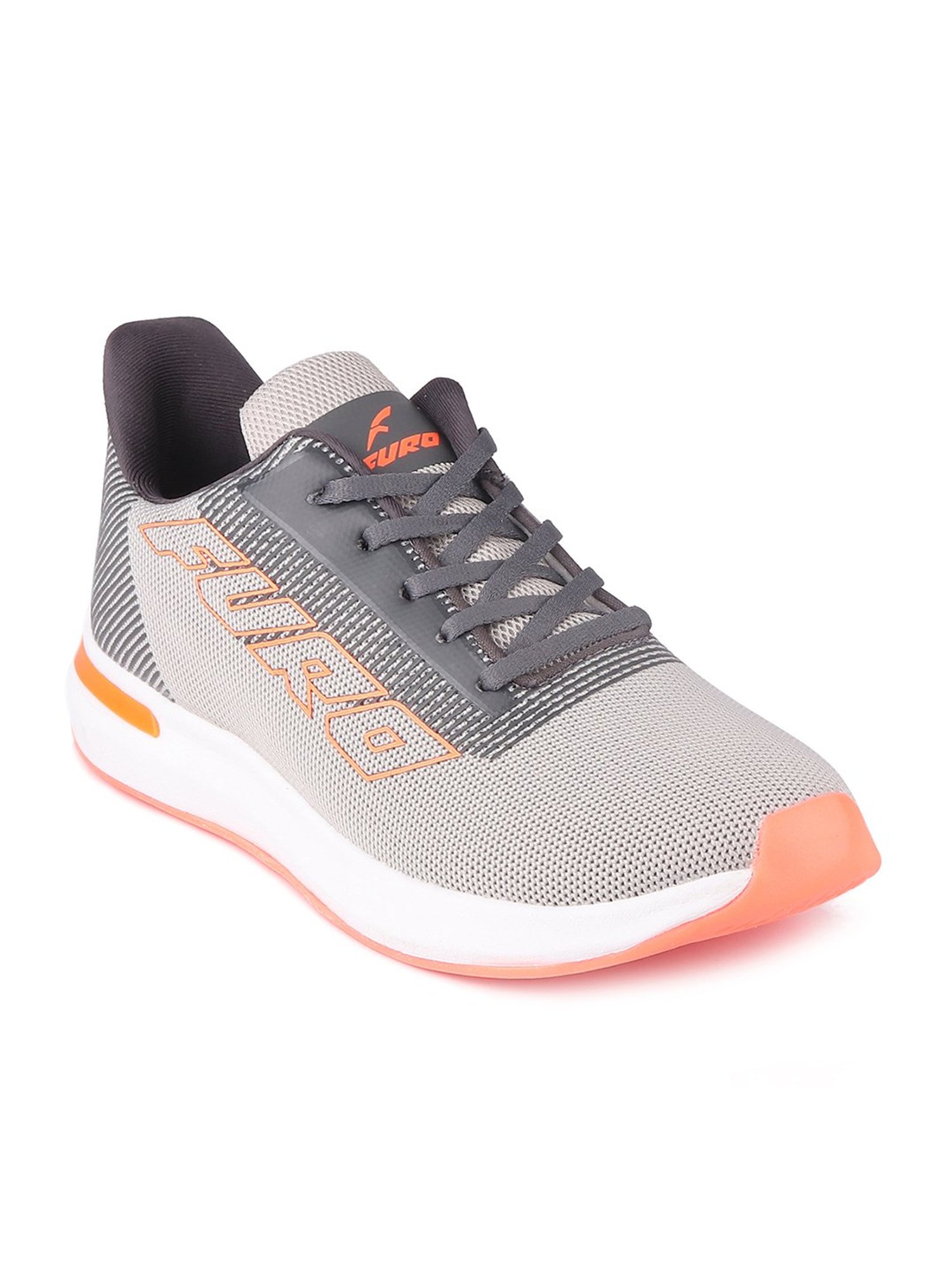 Furo by Red Chief Men's Fossil Grey Running Shoes