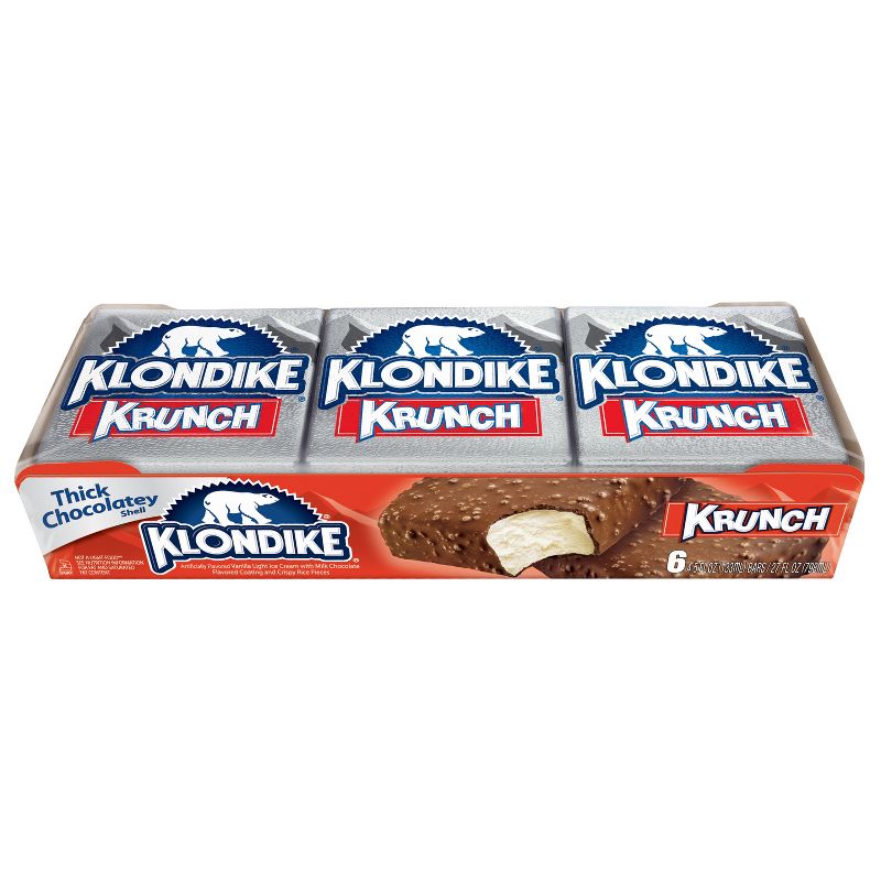 Klondike Krunch Frozen Ice Cream Bars  - 6ct