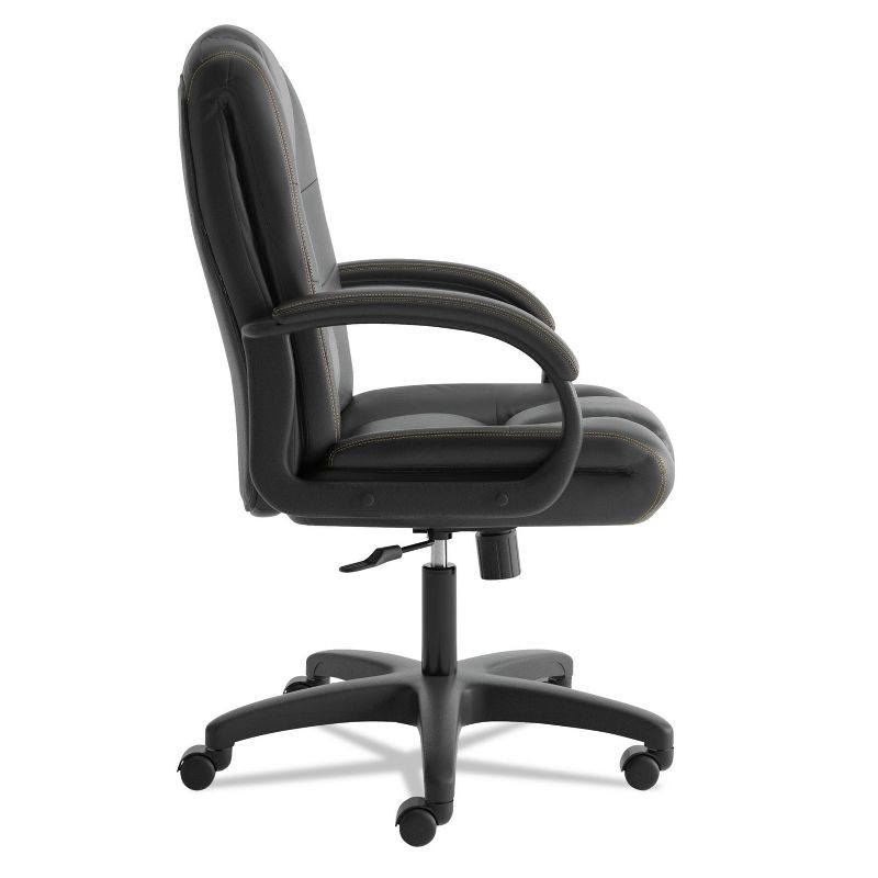 Basyx VL131 Series Executive High-Back Chair Black Vinyl VL131EN11