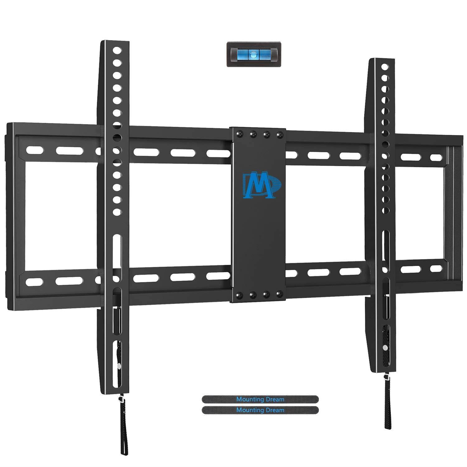 Mounting Dream Low Profile Fixed TV Wall Mount Bracket for Most 42-70 Inch LED, LCD and Plasma TV, Ultra Slim TV wall Bracket up to VESA 600 x 400mm and 132 LBS Loading Capacity, MD2163-K