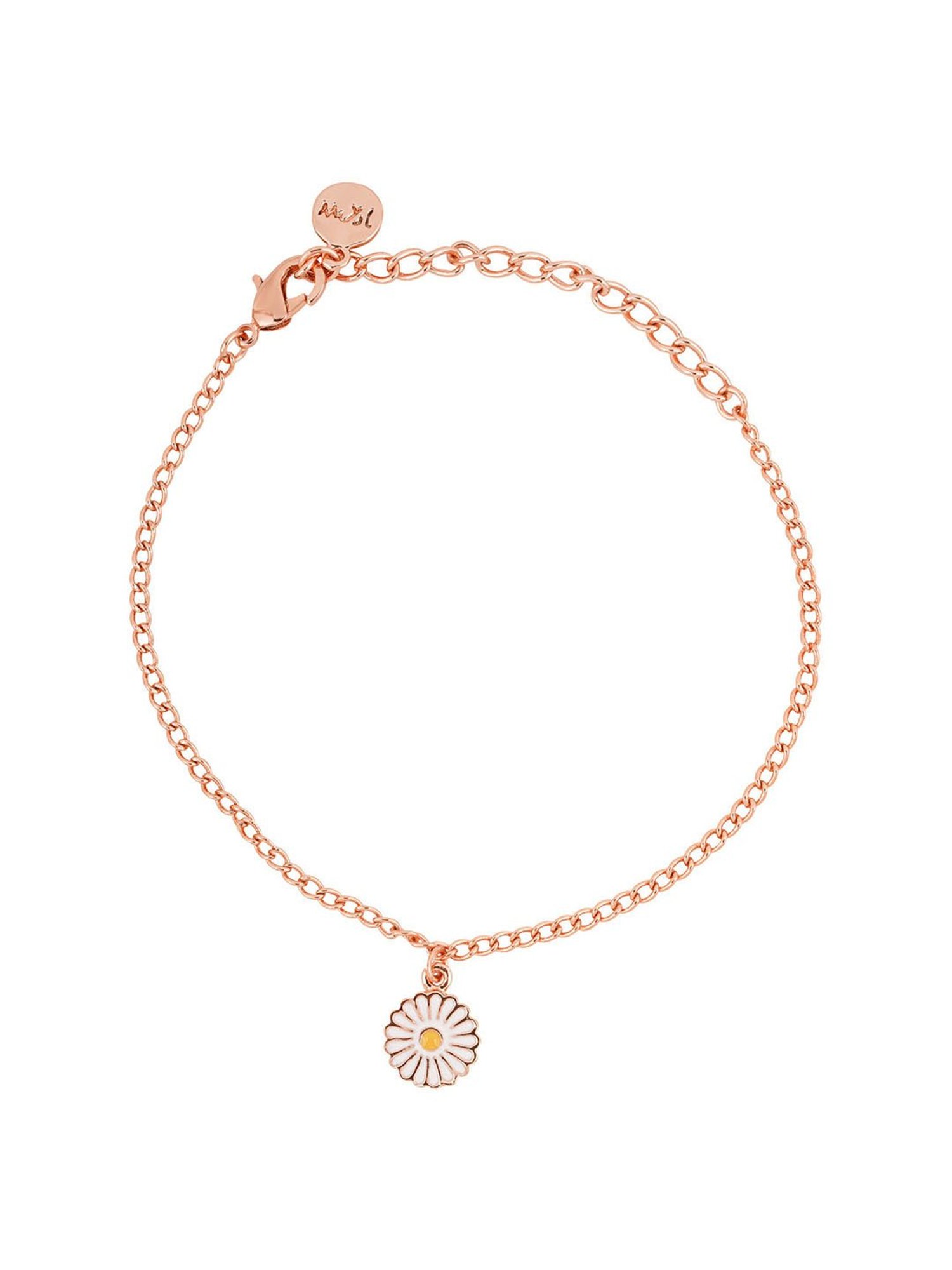 Joker & Witch The Party Edit Blooming Rose Gold Charms Bracelet