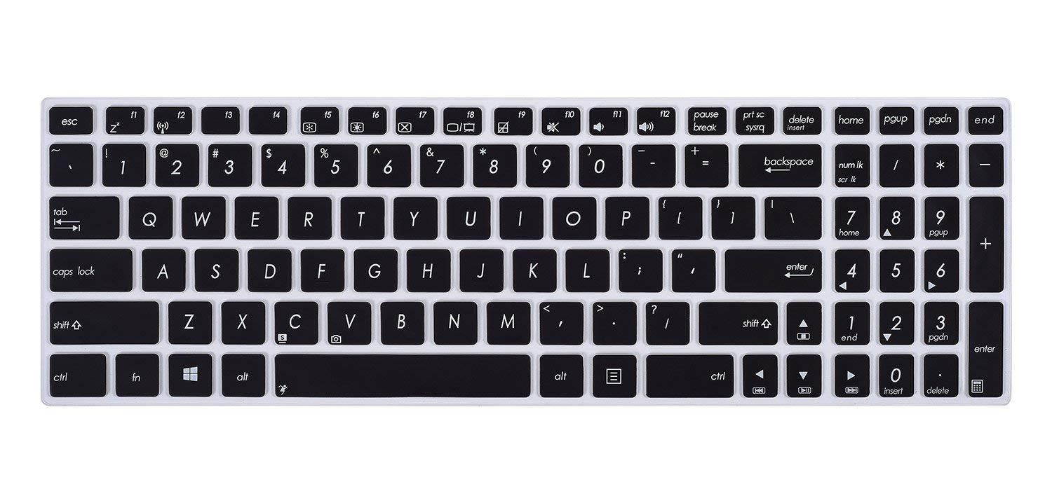 Keyboard Cover for ASUS G501JW UX501 K501UX K501LX GL502VY GL502VM GL551JM GL551JW GL552VW GL552JX Q503UA Q524U Q552UB Q553UB Q534UX F554LA F555LA F555UA F556UA R556LA X550ZA X751LAV GL752VW GL702VM
