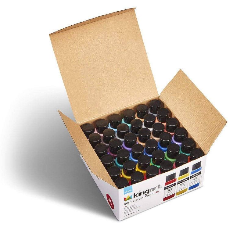 36pc Acrylic Paint Set - Kingart