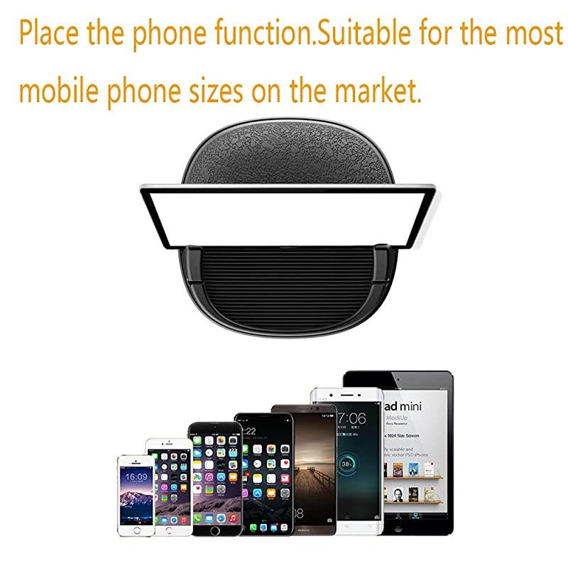 Phone Holder for Car,  Car Mount Holder Non-Slip Silicone Pad Dash Mat,Dashboard GPS Cradles Bracket for iPhone 5/6/7/8 Plus Samsung Google Nexus and More