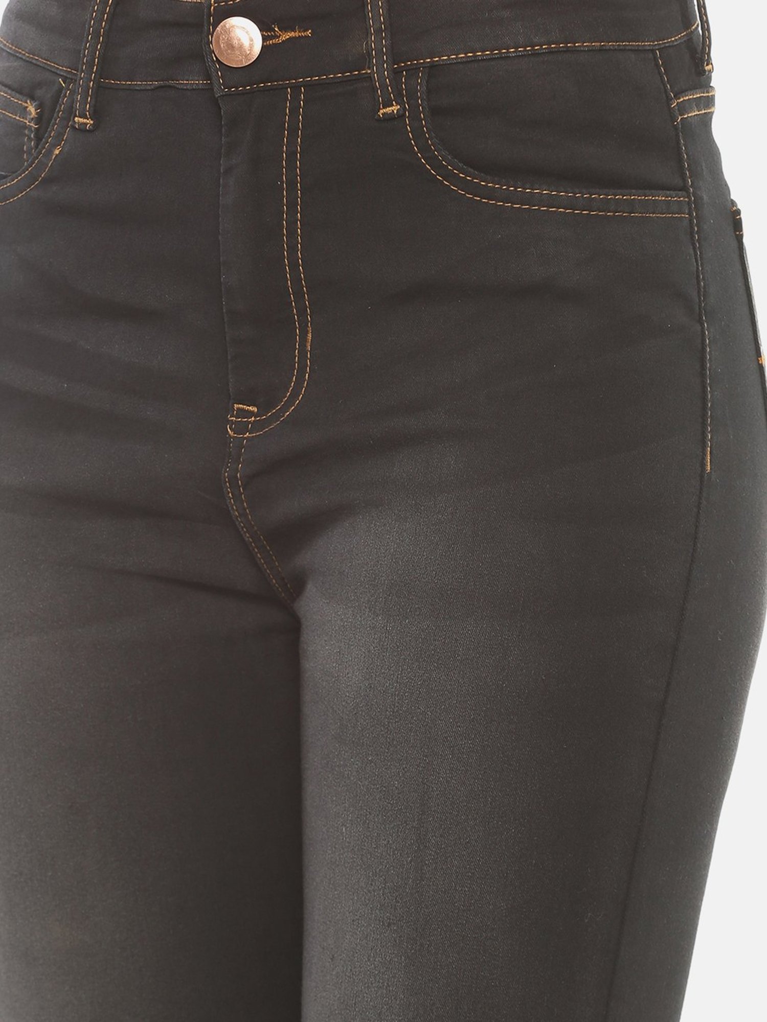 ISU Black Cotton Jeans