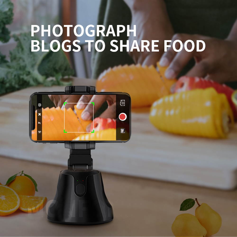 360&deg; Swivel & Pan Rotating Motion Tracking SmartPhone Mount [Face & Object Motion Tracker] For Photos and Videos
