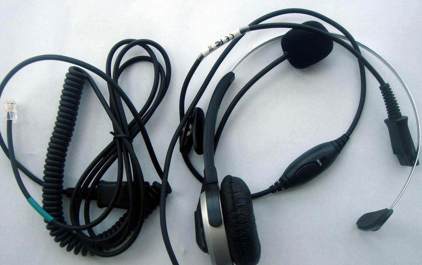 H10VM Headset for Aspire Avaya GrandStream PLT NEC 3Com & Commander NT Economy