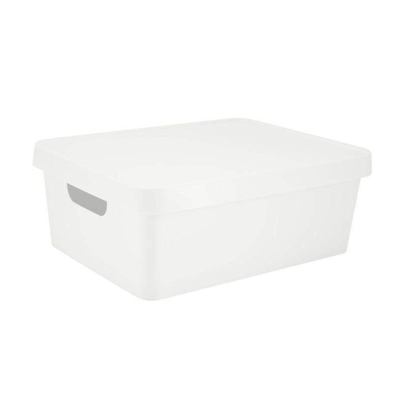 Simplify Storage Box with Lid Medium White