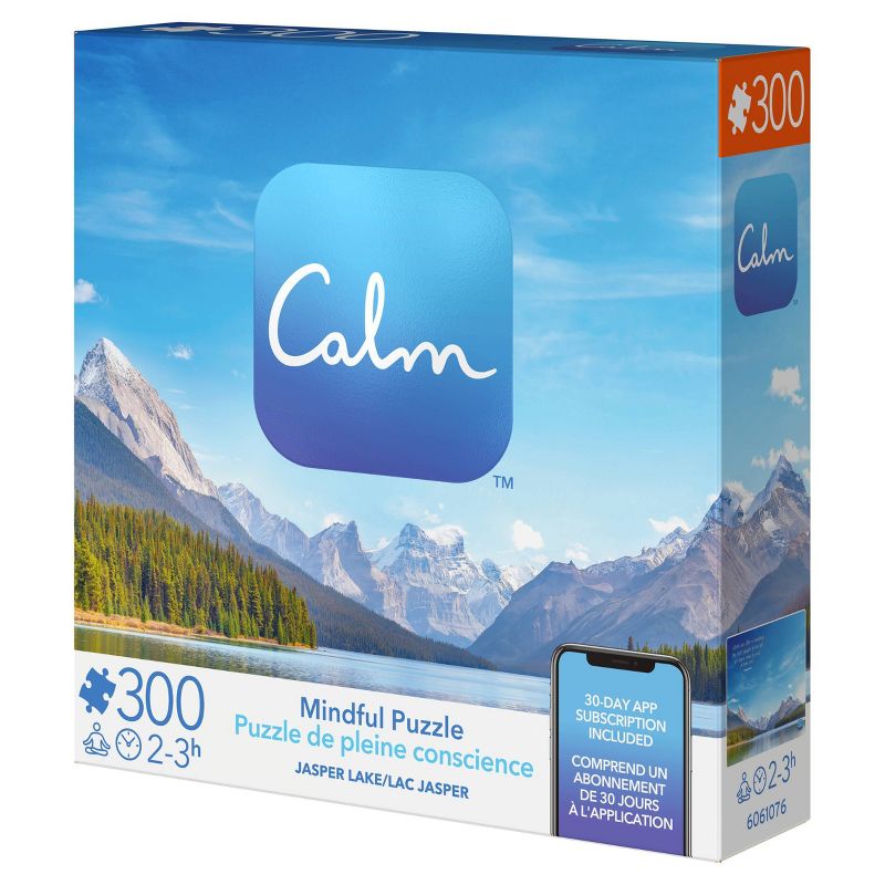 Spin Master Calm App: Jasper Lake Jigsaw Puzzle - 300pc