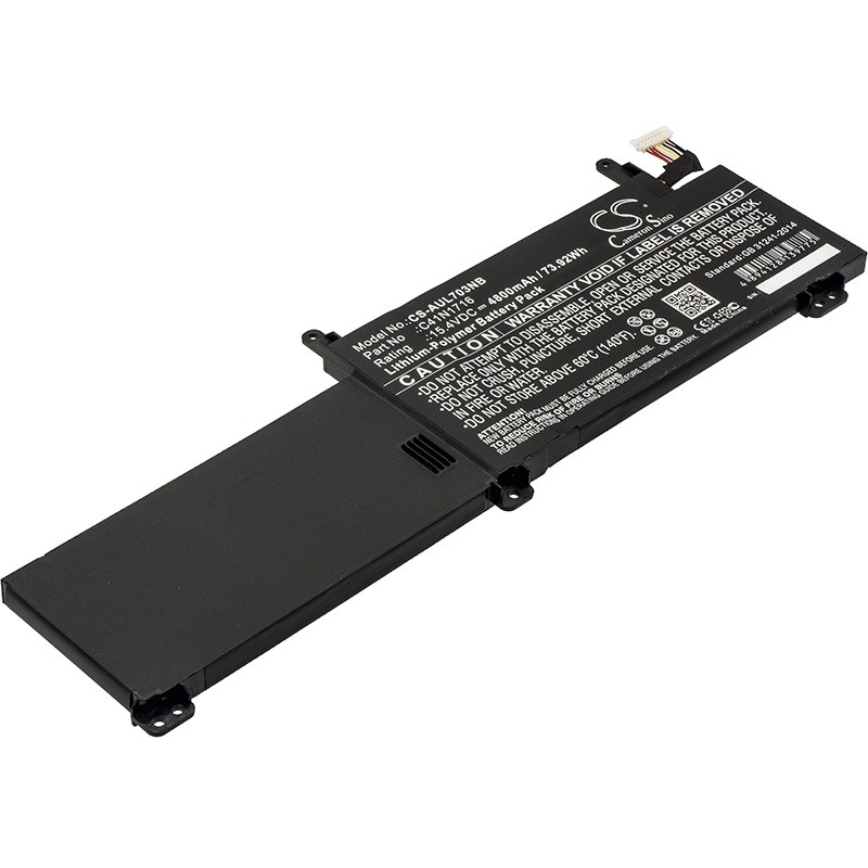 Battery Replacement for Asus GL703GM-EE241 GL703GM-E5171T GL703GM-EE129T GL703GM-E5108 GL703GM-NS73 GL703GM-0051A8750H GL703GM-E5159T OB200-02770000M OB200-02770000P 0B200-02770000 C41N1716 C41PqPH
