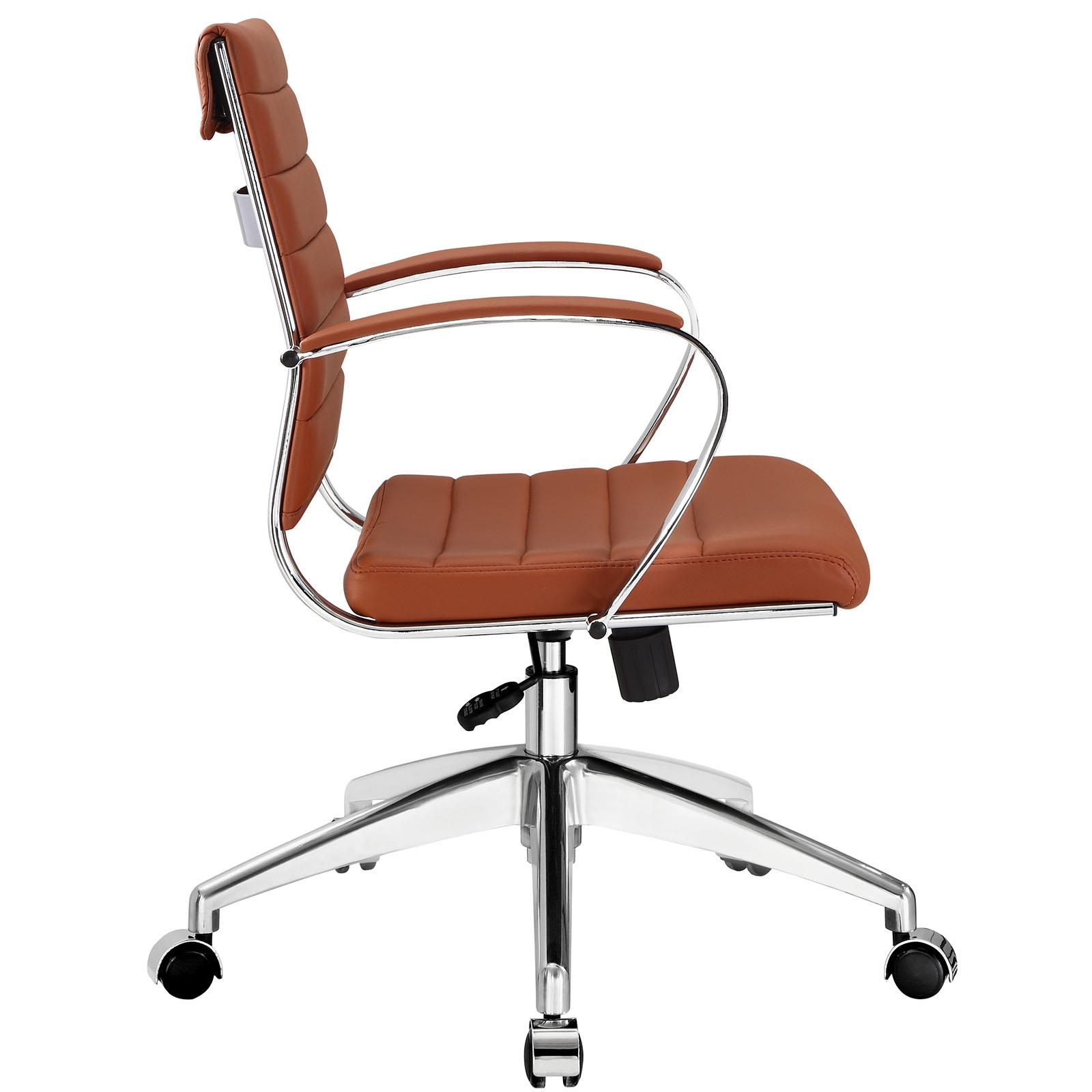 Jive Mid Back Office Chair in Terracotta