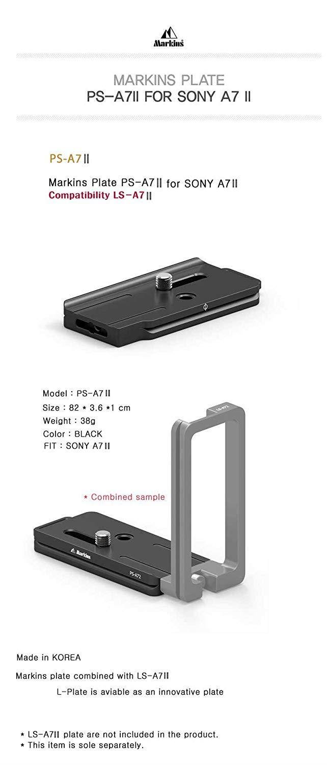 Markins PS-A72 Camera Plate for Sony a7II