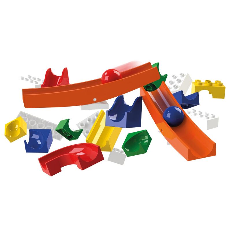 Hubelino Marble Run - 45-Piece See-Saw Expansion Set
