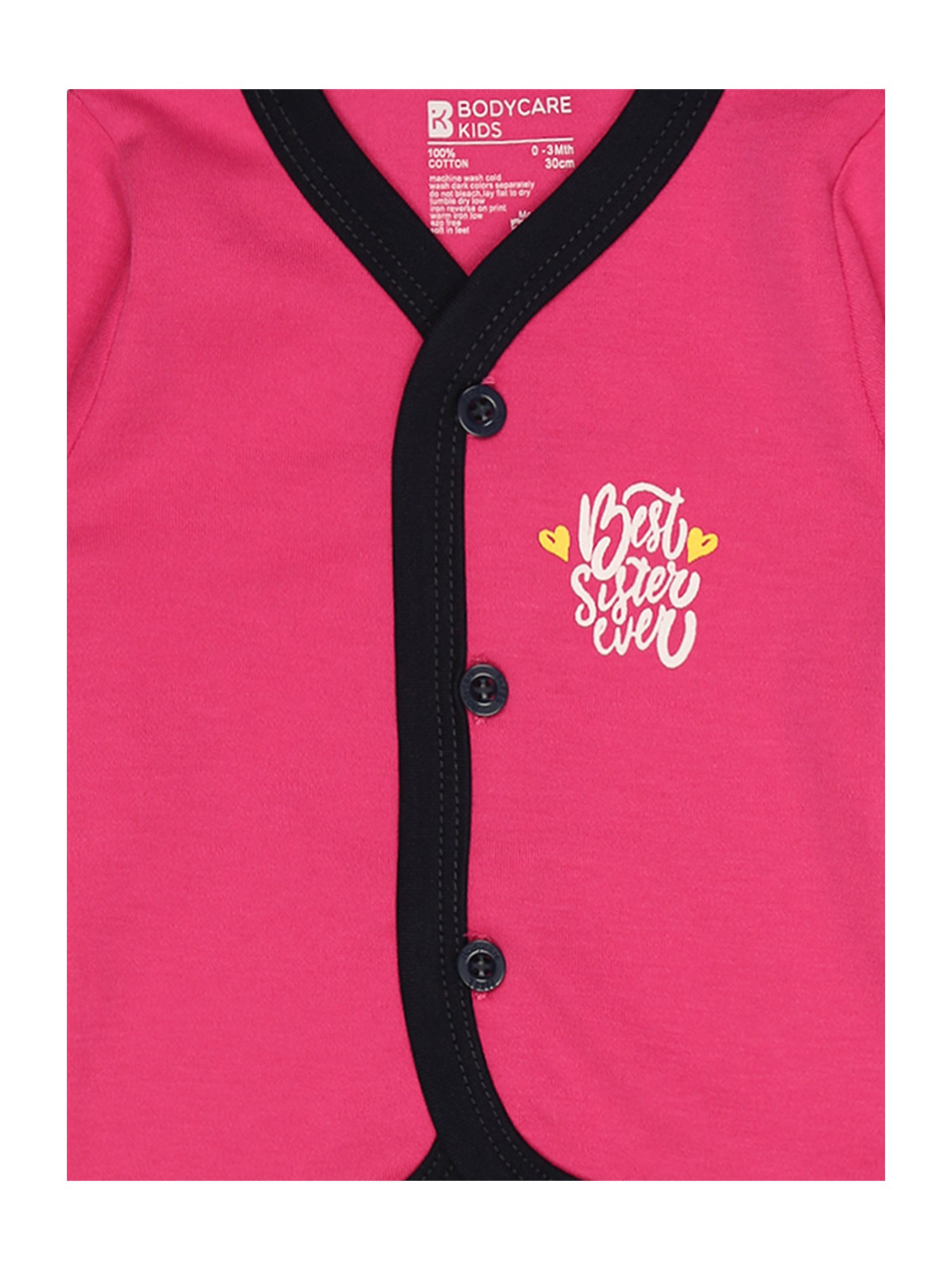 Bodycare Kids Assorted Printed Full Sleeves Top (Pack Of 3)