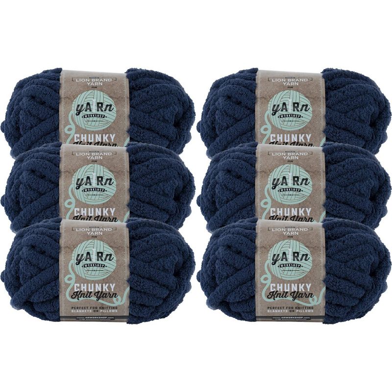 6pk AR Workshop Chunky Knit Yarn Dusk - Lion Brand Yarn