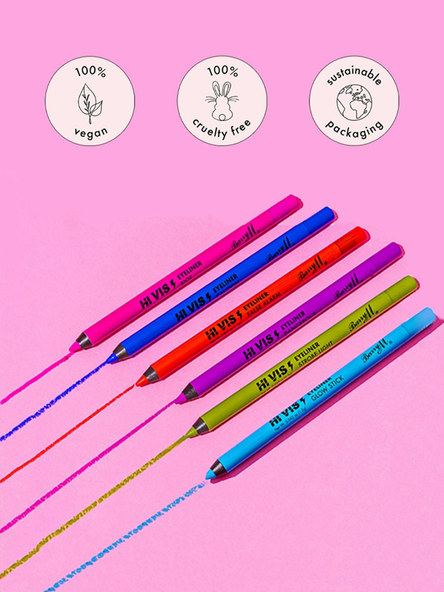 Barry M Hi Vis Waterproof Eyeliner Dangerous - 1.2 gm