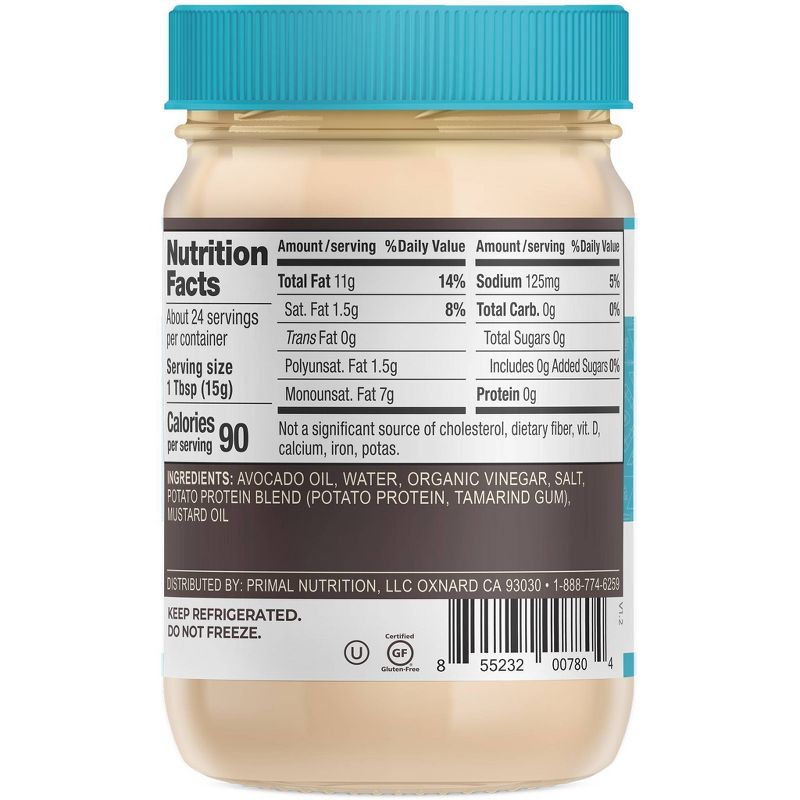 Primal Kitchen Vegan Mayo - 12oz