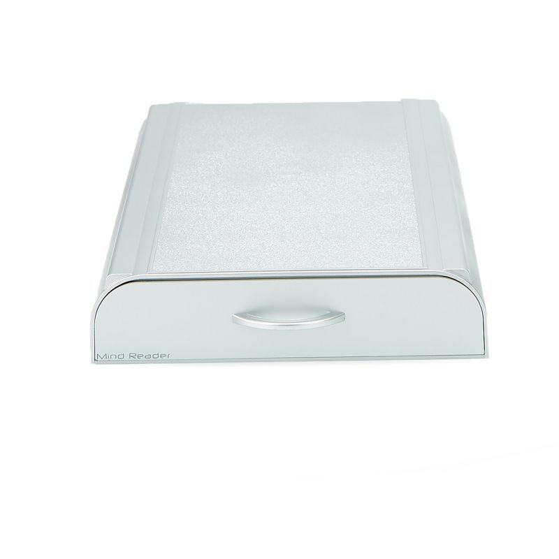 MIND READER Single Drawer Coffee Pod Holder [50 Capacity] (SILVER)