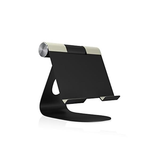 techmatte multiangle black aluminum playstand holder for nintendo switch with cutout for charging cable black