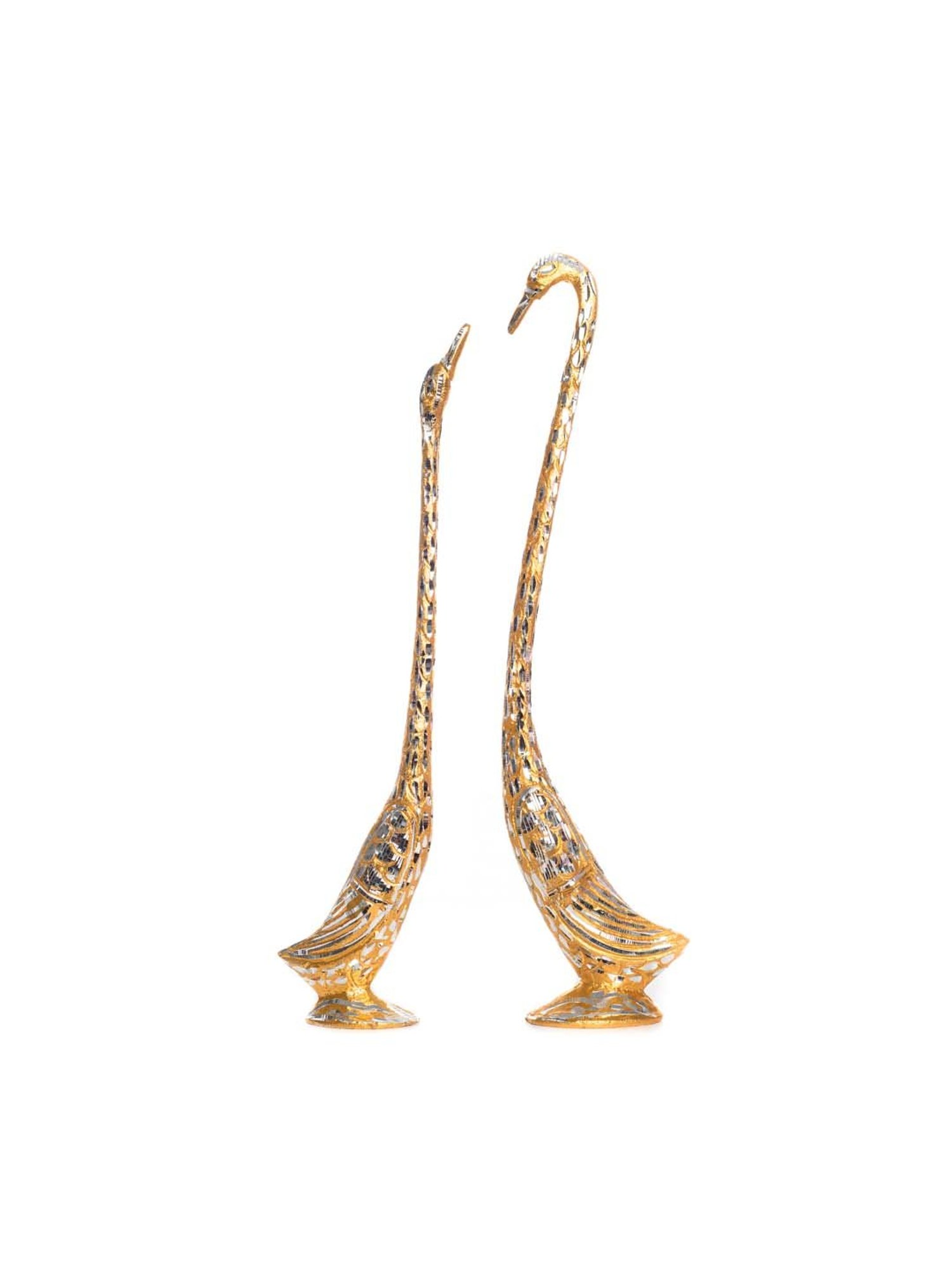 eCraftIndia Cute Love Birds with 13 Inch Height Decorative Figurine