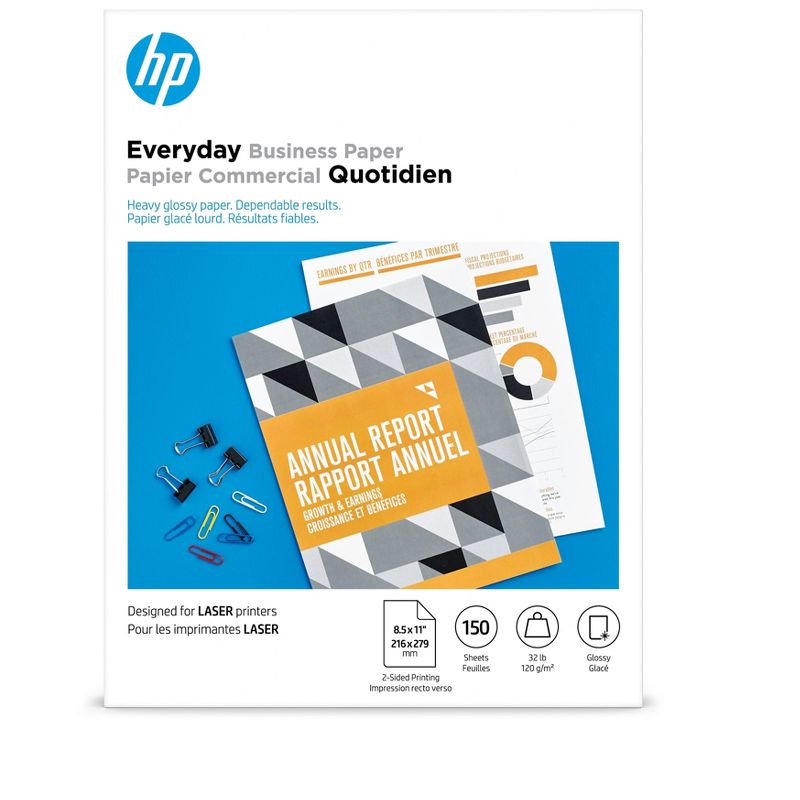 HP Everyday Business Glossy Photo Paper, 8.5 x 4WN08A