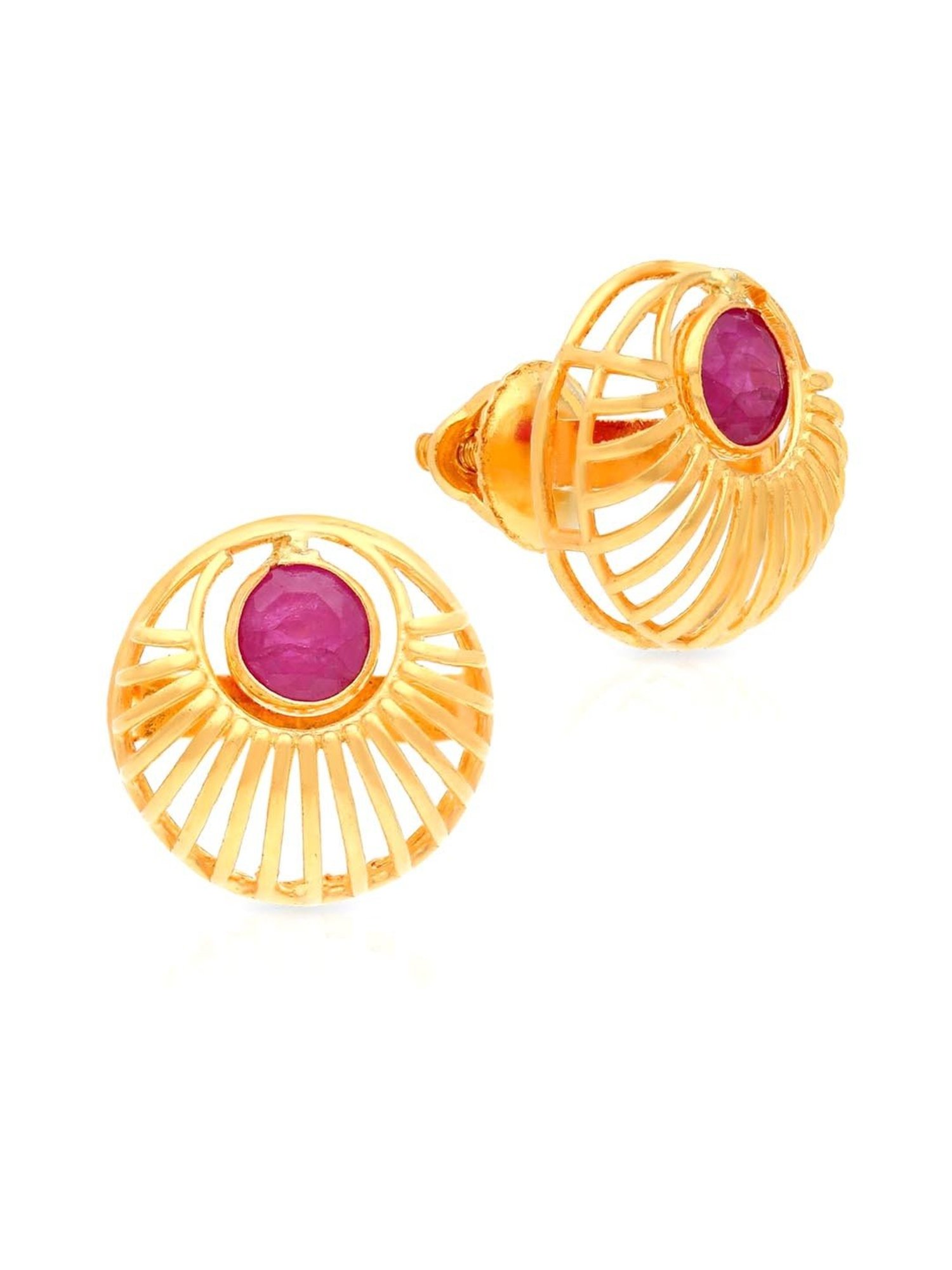 Malabar Gold and Diamonds 22k Gold Earrings for Women