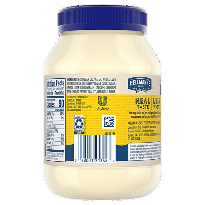 Hellmann's Mayonnaise Real - 30oz