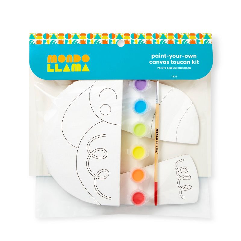 Paint-Your-Own Canvas Toucan Kit - Mondo Llama™