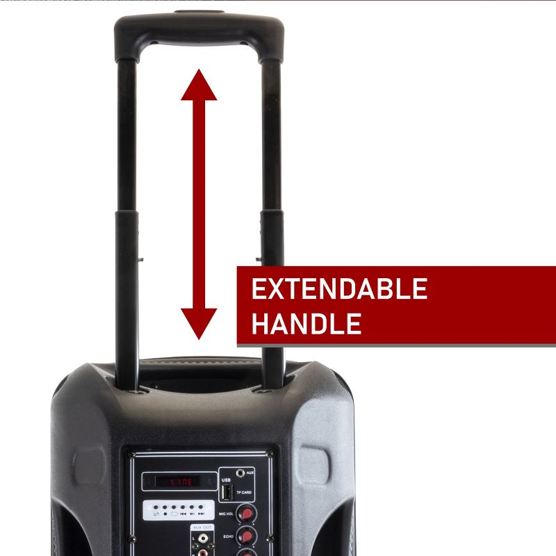 beFree Sound 12in Bluetooth Rechargeable Portable PA Party Speaker