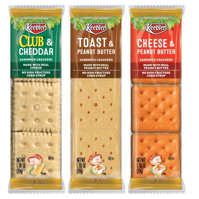 Keebler Variety Pack Sandwich Crackers - 8ct