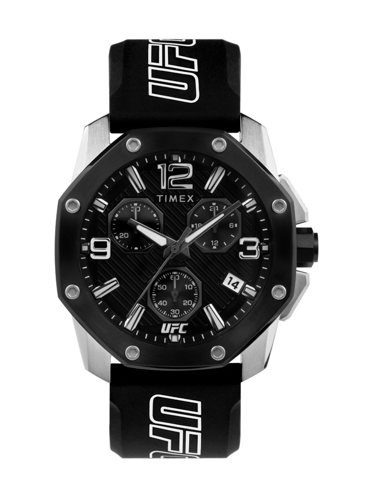 TIMEX UFC Street Men Black Round Dial Analog Watch - TW2V58600X6
