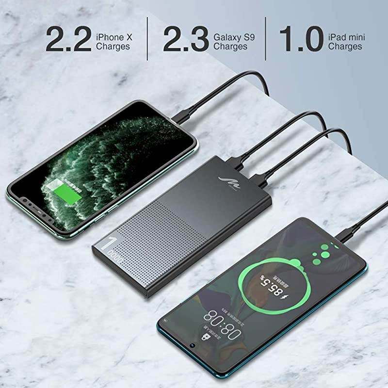 Cell Phone External Battery Pack Portable Phone Charger Power Bank 5V 31A Fast Charging Travel Mobile Phone Charger Compatible with iPhone 66s78XXSXR11iPad and More