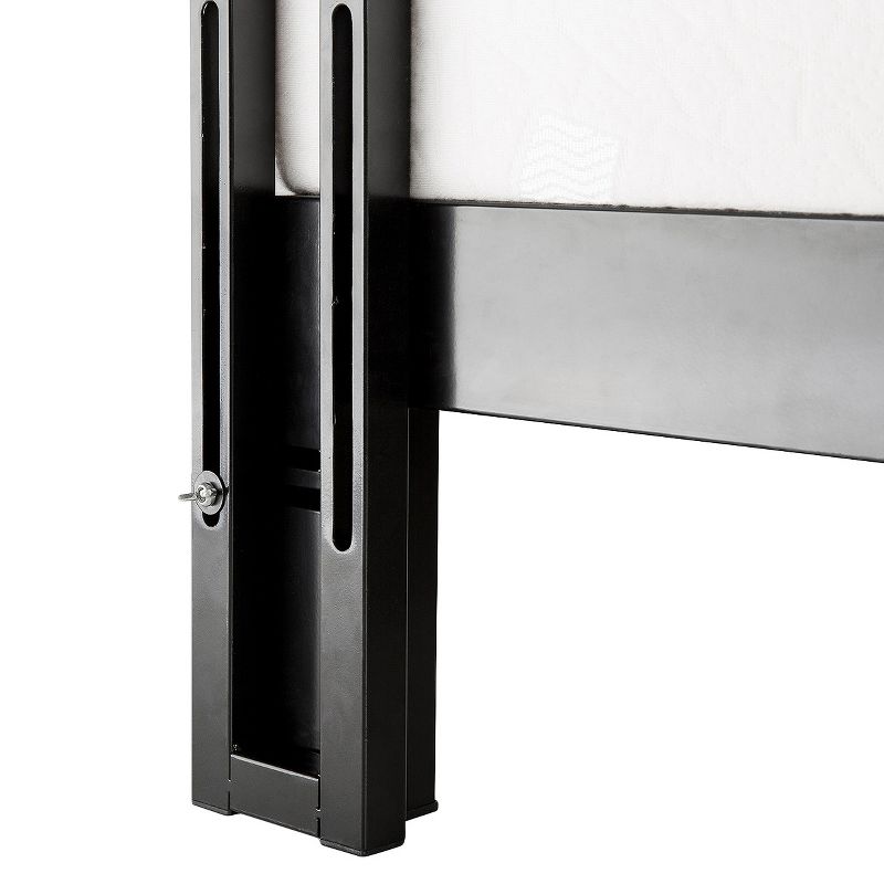 Queen Colfax Upholstered Nailhead Headboard Taupe - Zinus