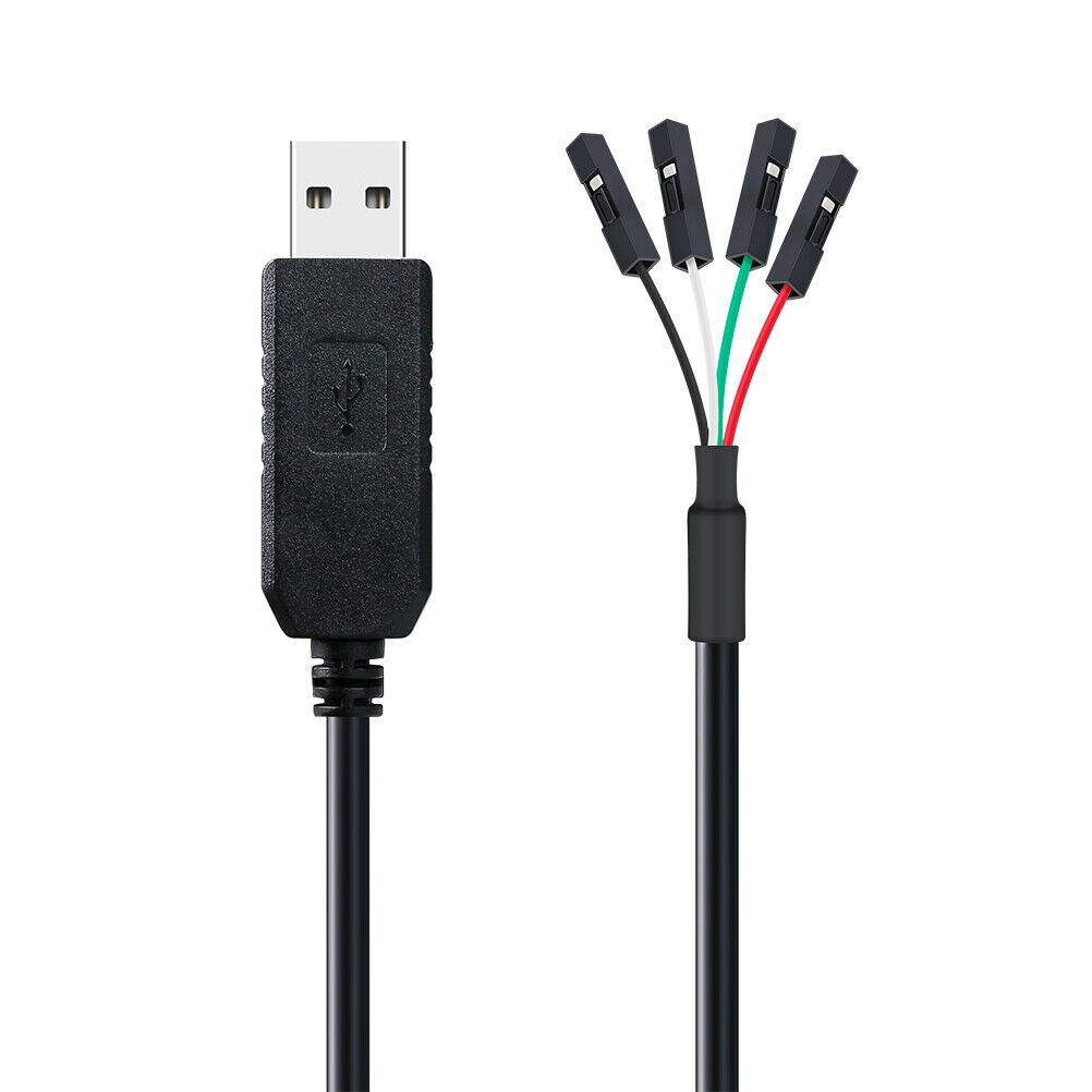 USB to TTL Serial Cable 3.3V TX RX 4 Pin Female Socket PL2303 Prolific Adapter